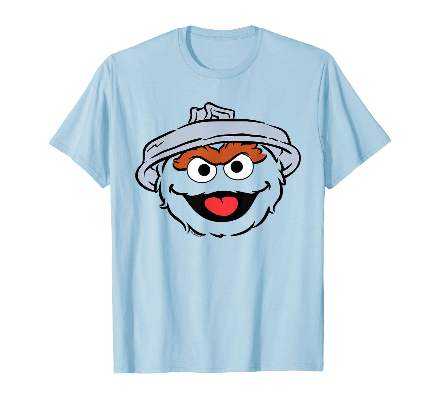 Sesame Street Oscar The Grouch Full Face Halloween Costume T-Shirt