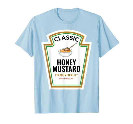 Classic Honey Mustard Label Design Organic Condiment Lover T-Shirt