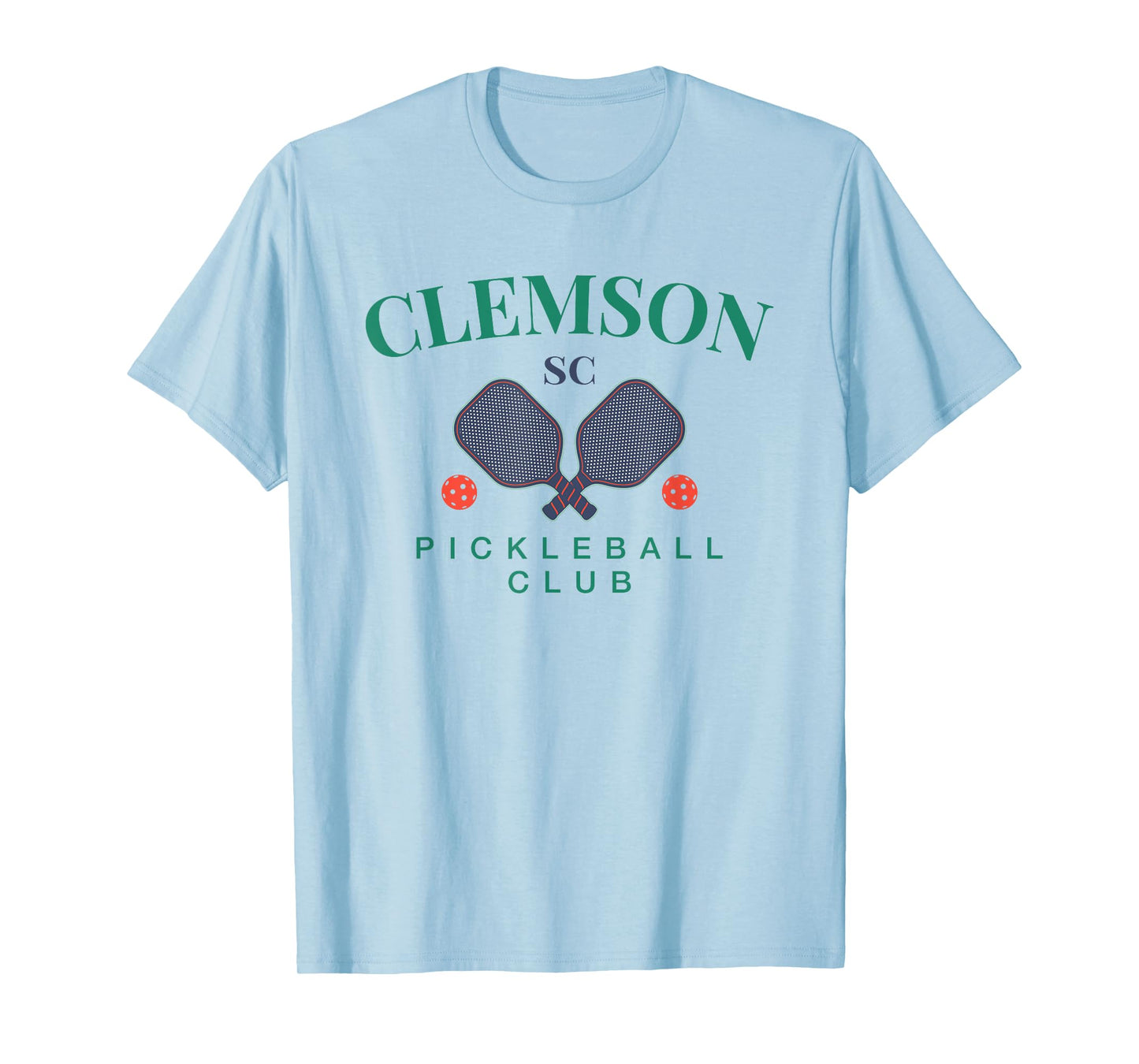 Clemson, SC Pickleball Club Tee for Paddle Players T-Shirt