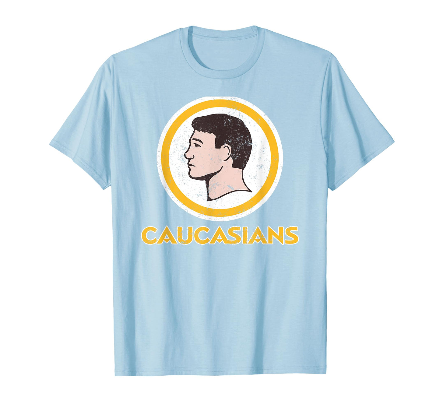 Caucasians Funny Vintage Caucasians Pride T-Shirt