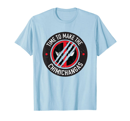 Marvel Deadpool & Wolverine Time To Make Chimichangas Logo T-Shirt