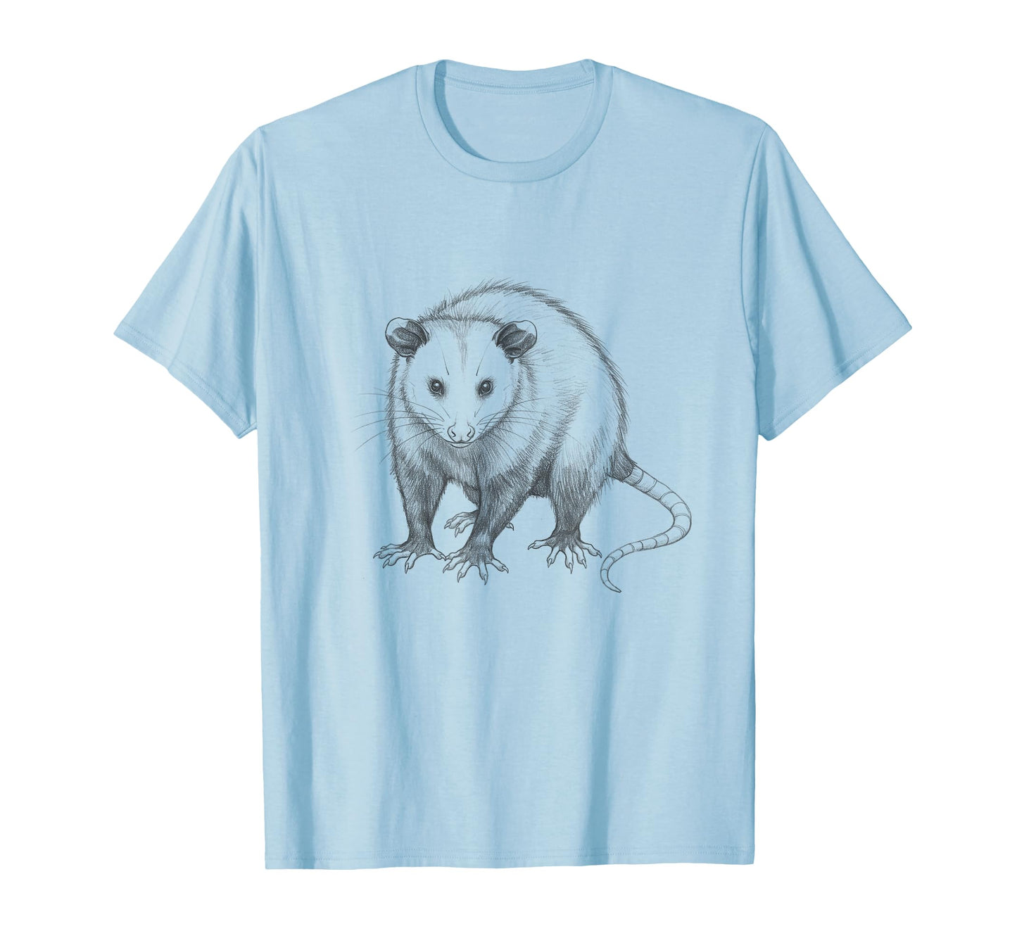 Vintage Opossum Drawing Art Design T-Shirt