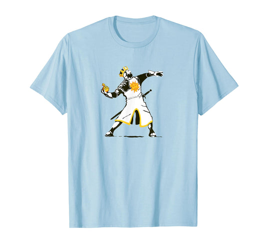 King Arthur lobbeth thy holy hand grenade funny graffiti art T-Shirt