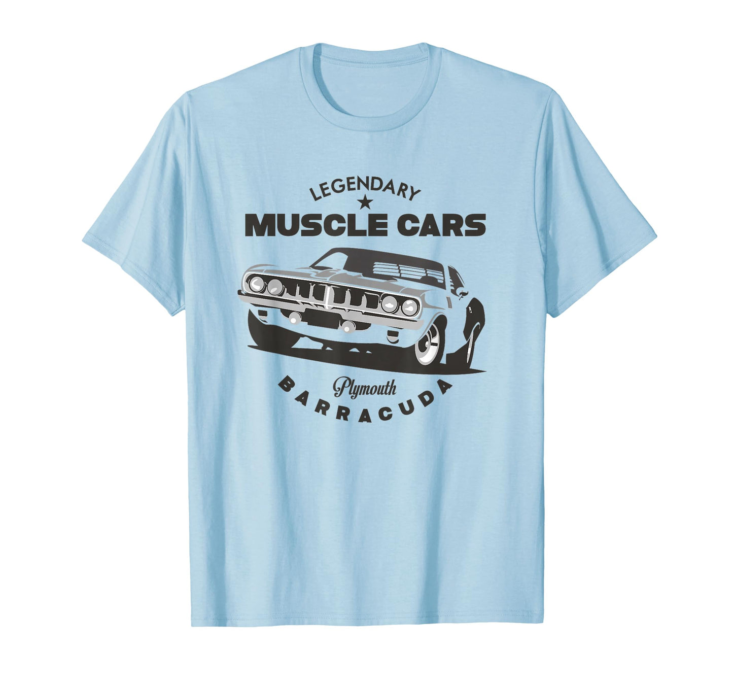 Legendary Muscle Car Barracuda Cuda Classic Vintage 1970s T-Shirt