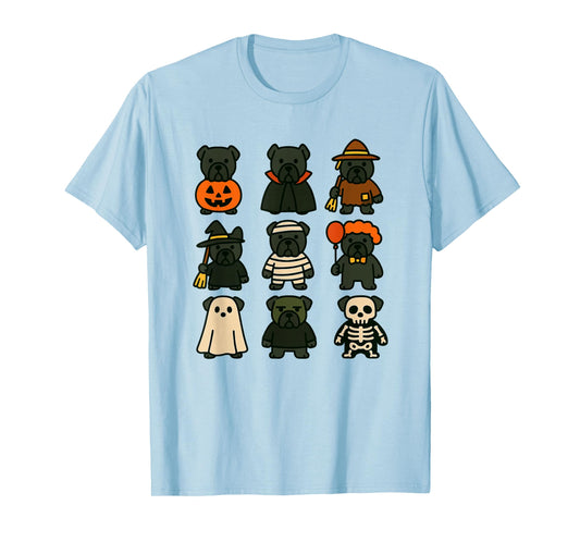 Cane Corso Halloween Costume Funny Scary Dog Ghost Witch T-Shirt