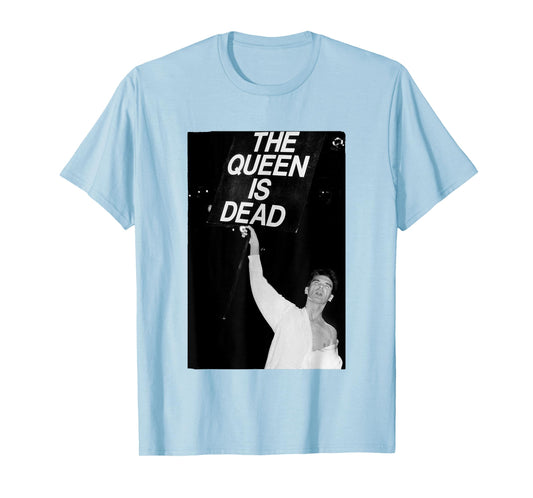 The Smiths Morrissey Queen Is Dead Sign By Stephen Wright T-Shirt