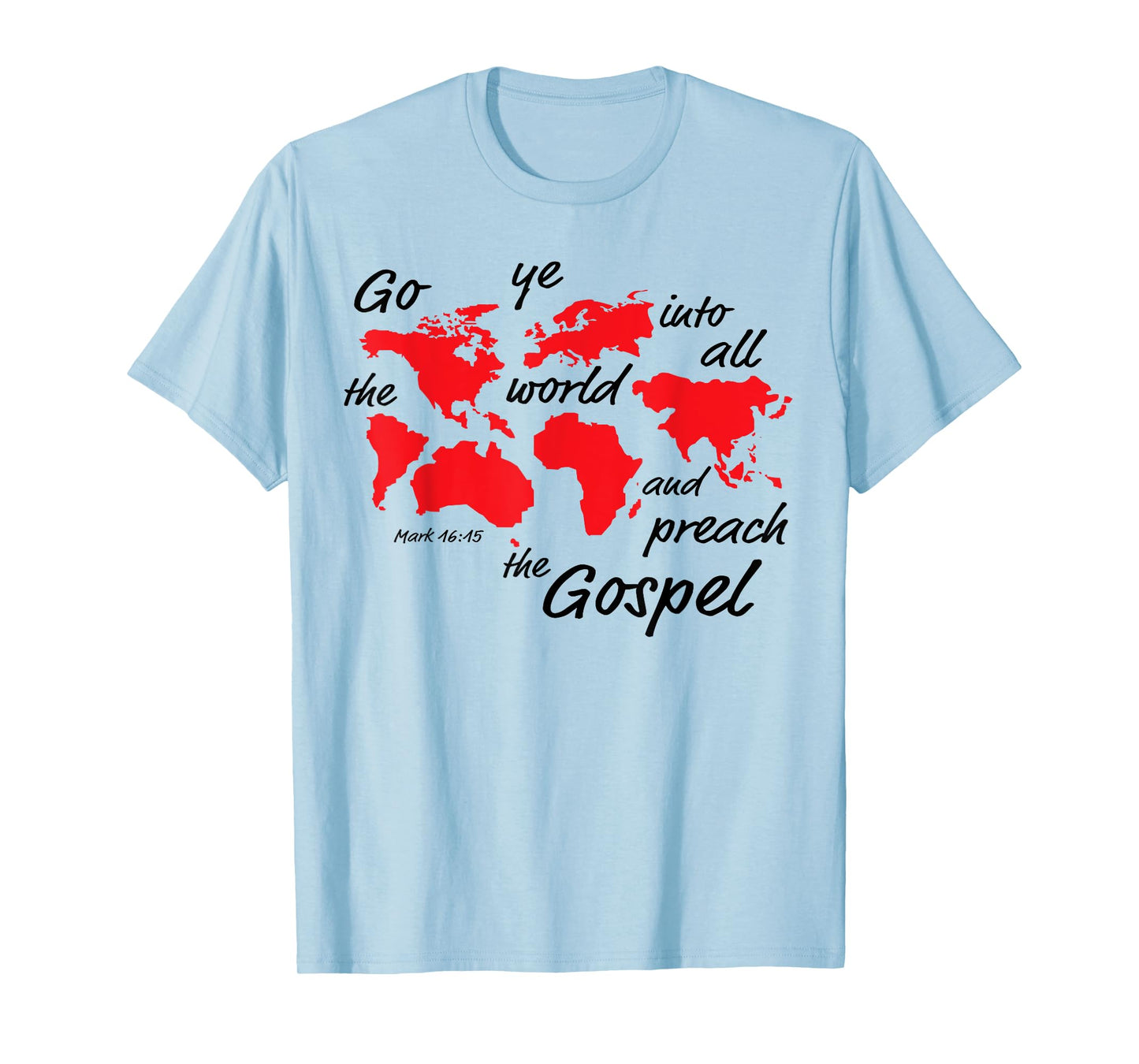 Christian Bible T-Shirt, MIssion Trip Jesus Tee T-Shirt