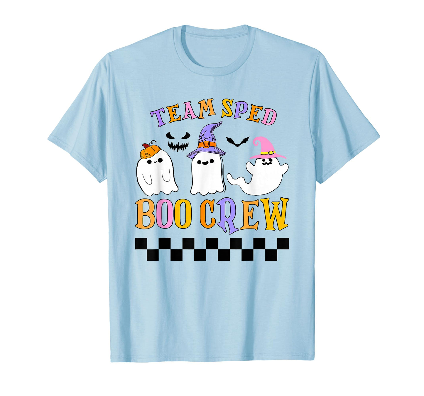 Team Sped Boo Crew Halloween Ghosts T-Shirt