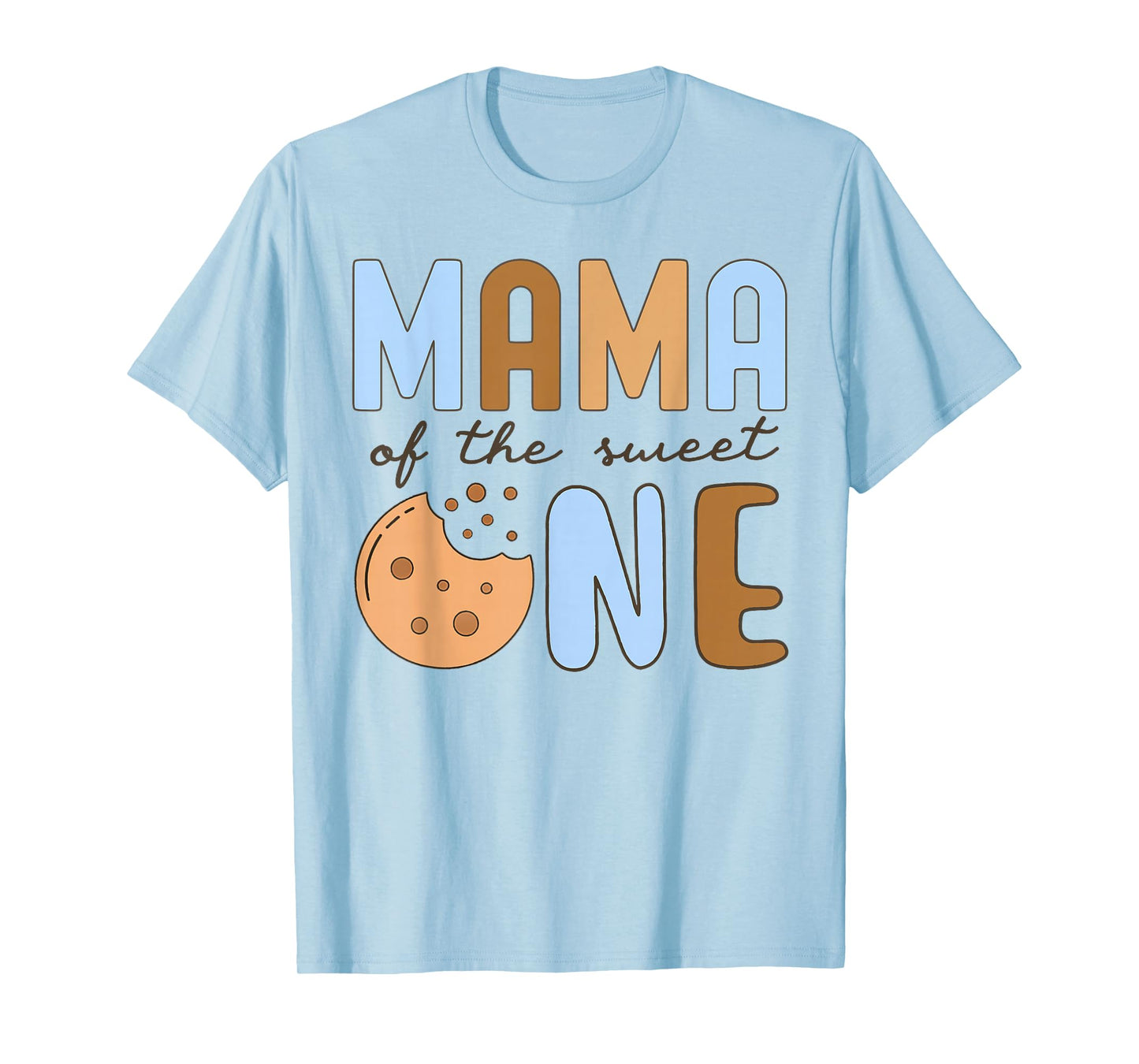 Mama Of The Sweet One Cookies and Milk 1st Birthday Family T-Shirt