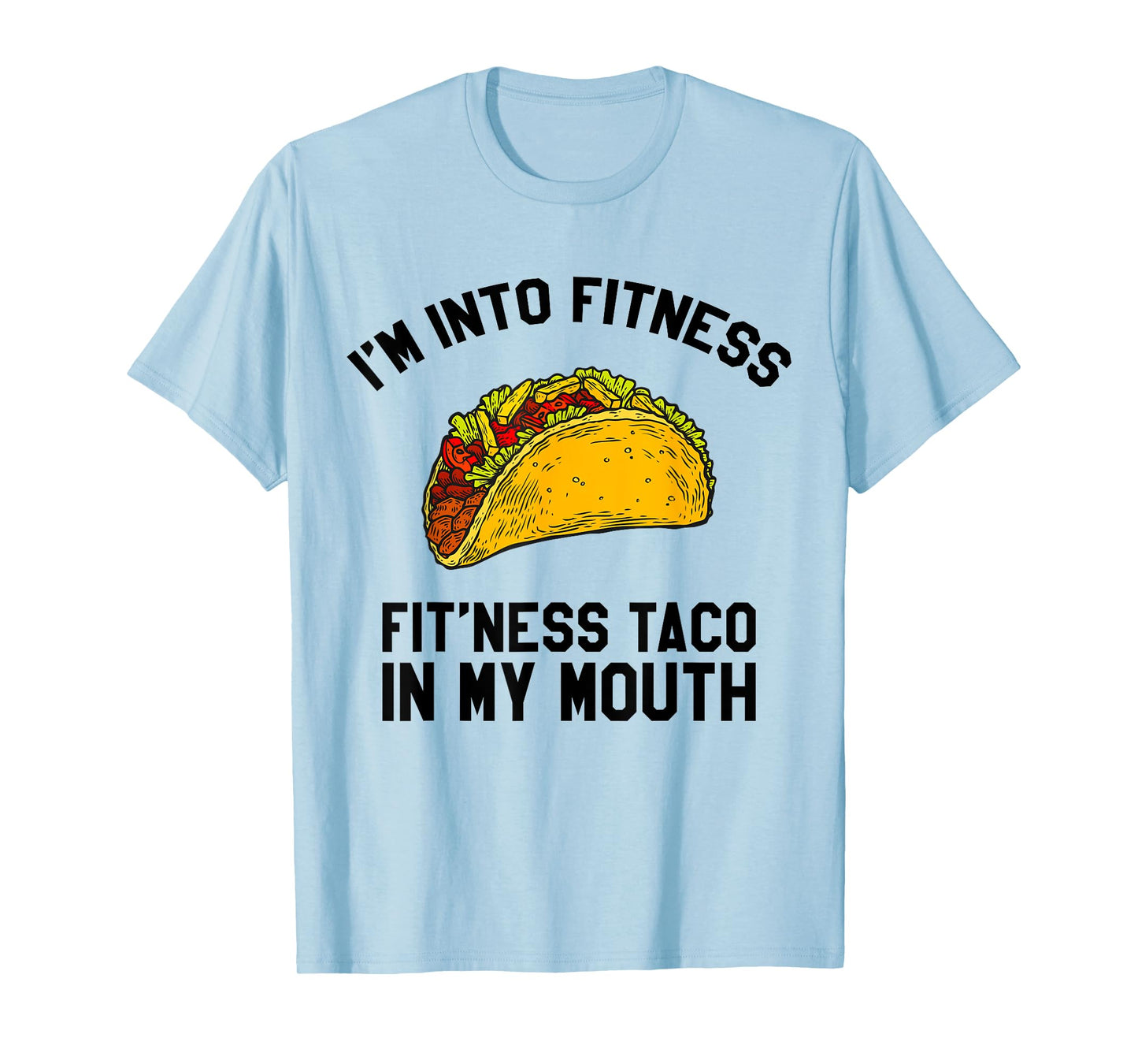 Mens Fitness Taco Funny Mexican Gym T-Shirt for Taco Lovers T-Shirt