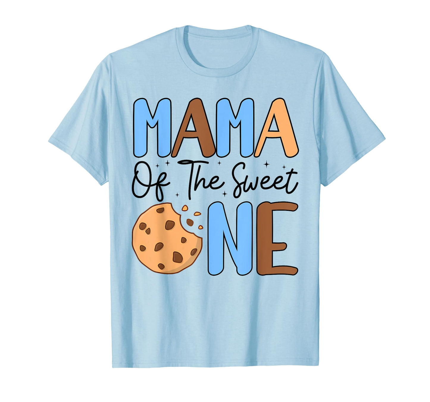 Mama Of The Sweet One Cookies & Milk 1st Birthday Family T-Shirt