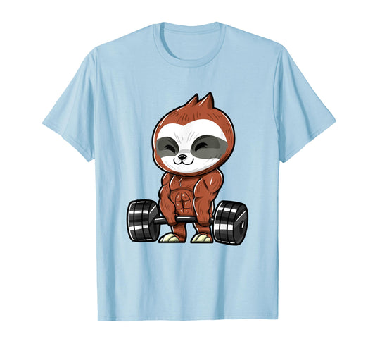 Funny Workout Gym Sloth Fitness Bodybuilding T-Shirt