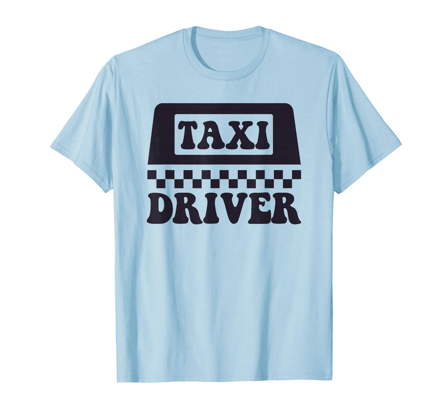 Yellow Taxi Costume Halloween Funny Taxi Driver Men T-Shirt