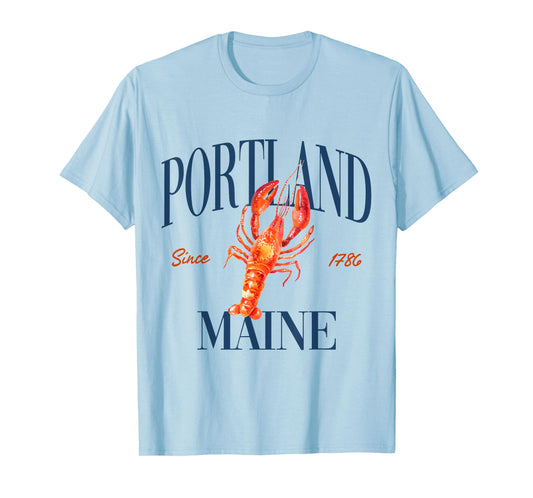 Portland Maine Est. 1786 - Old Money, Aesthetic, Classic T-Shirt