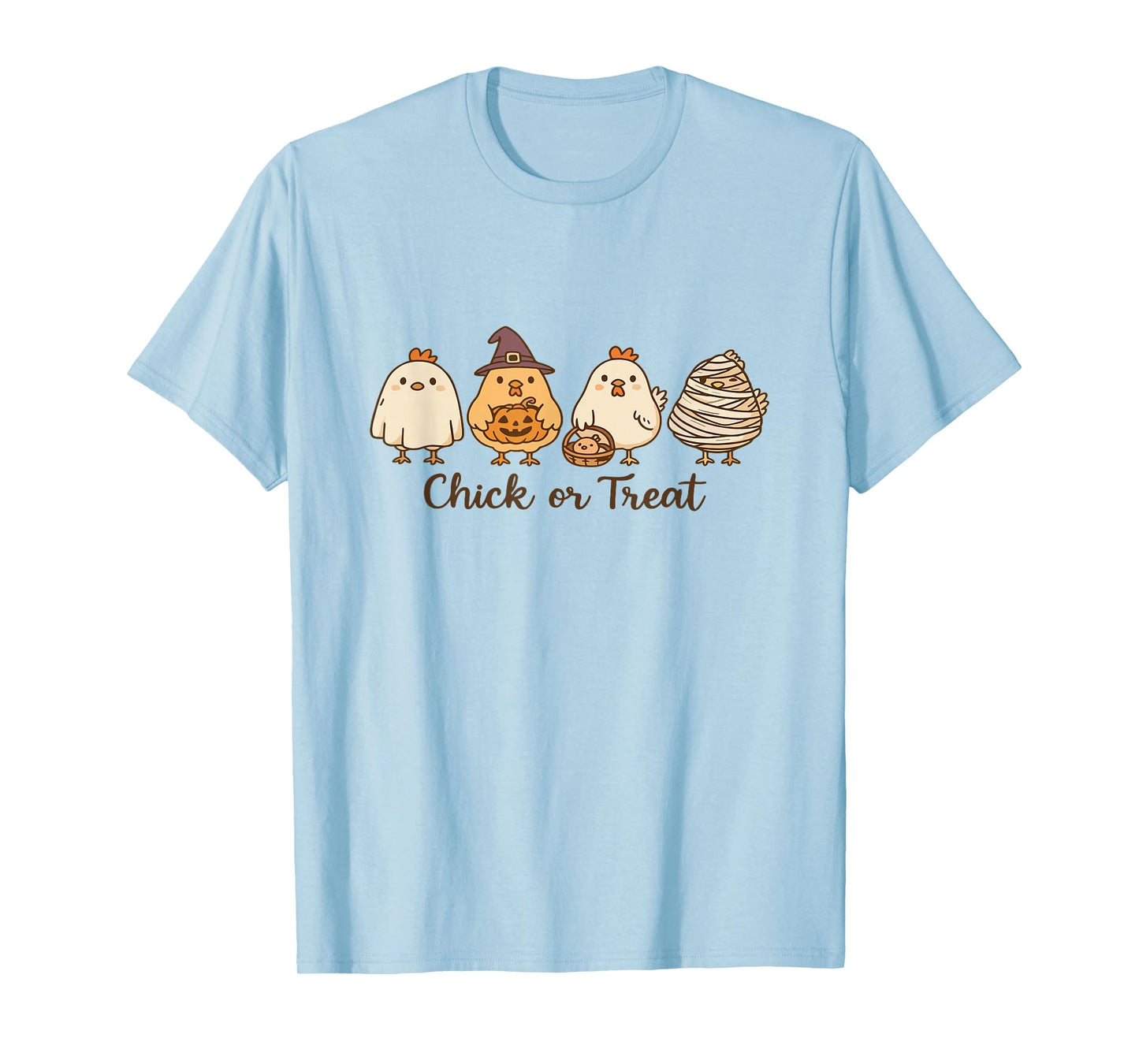 Chick or Treat Halloween Chicken Ghost Spooky Chicken Lover T-Shirt