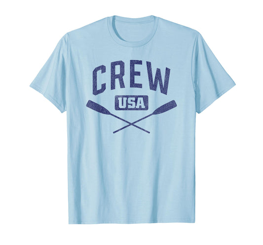Rowing Crew USA Coxswain Sculling Row Team T-Shirt