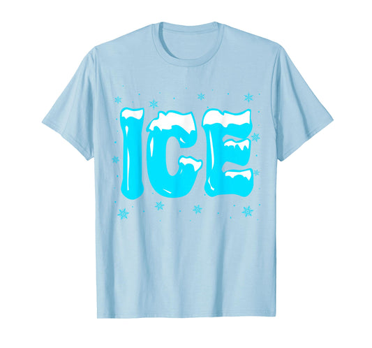 Funny Fire and Ice Costume Halloween 2024 Family Matching T-Shirt