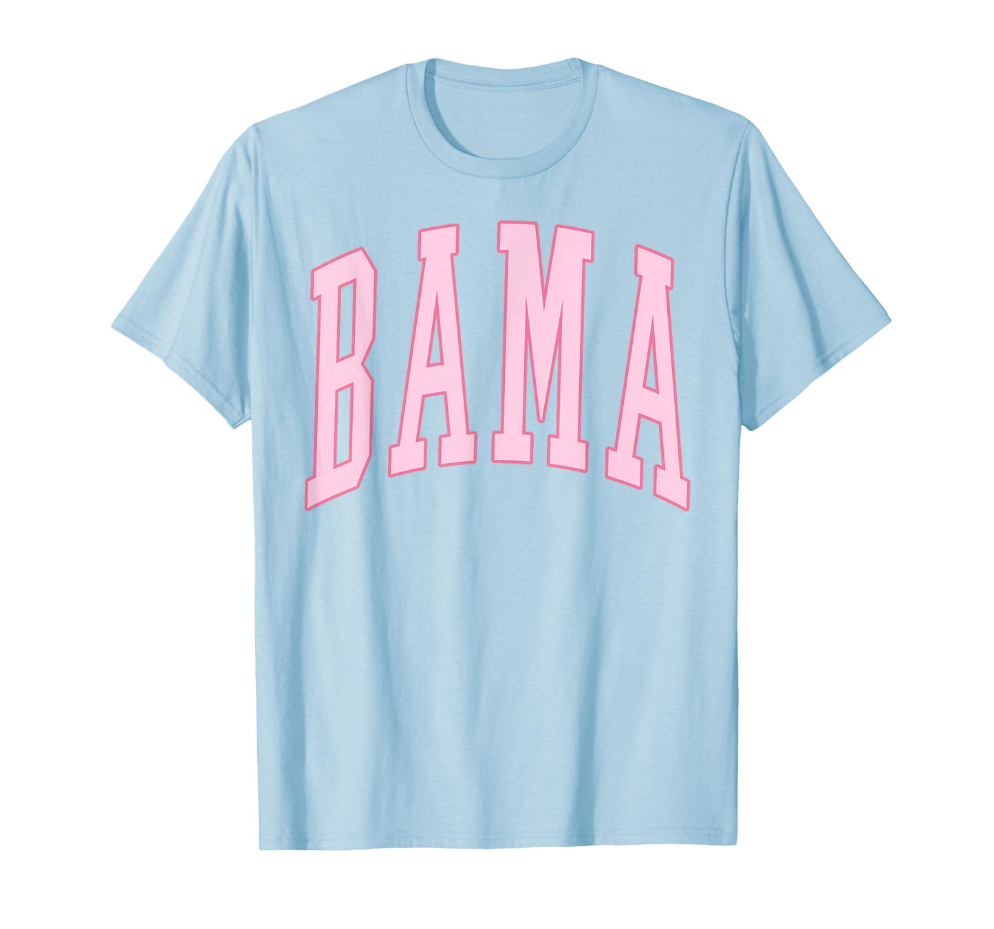 Alabama Bama Vintage Preppy Varsity Pink Sports T-Shirt