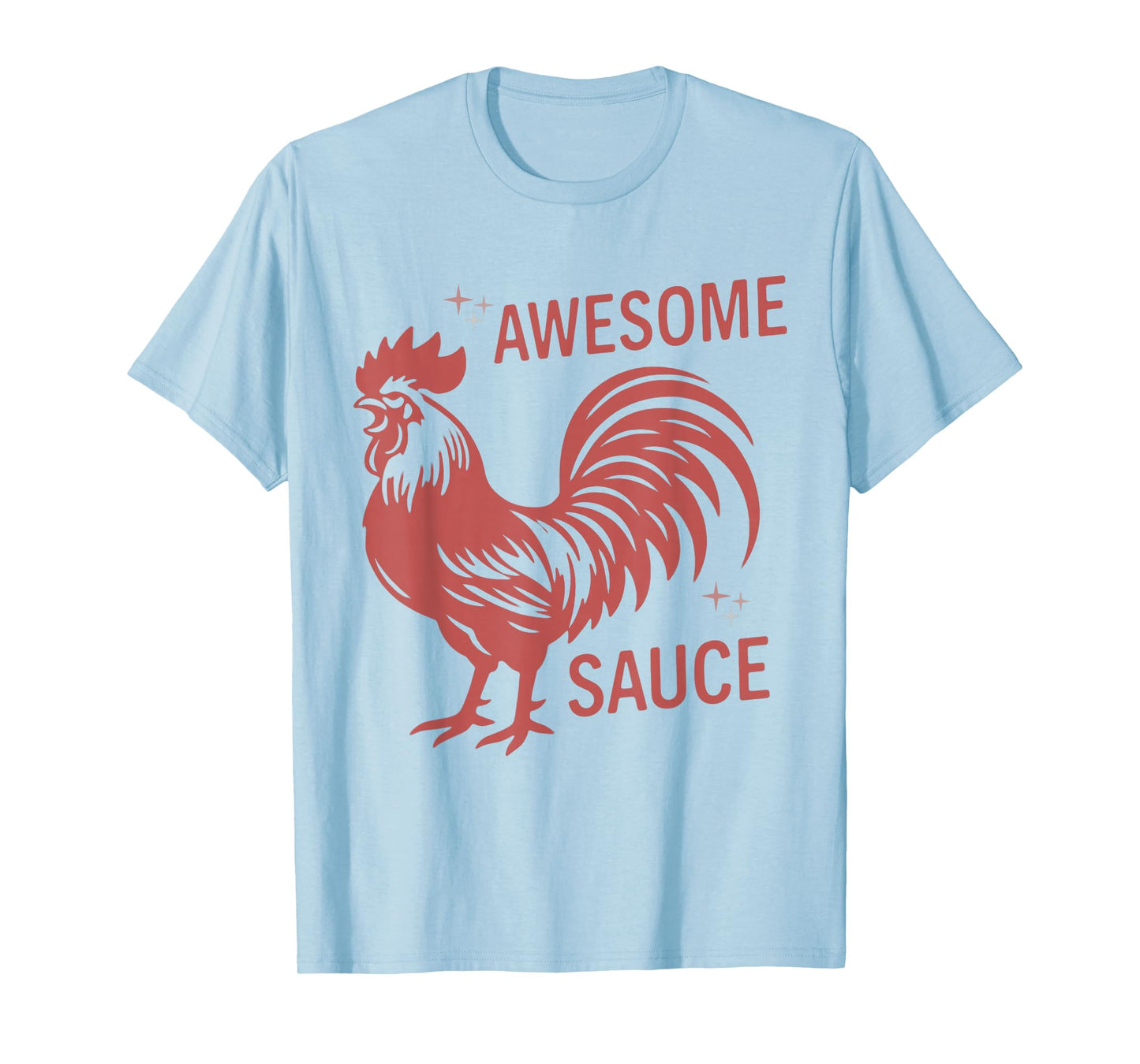 Awesome Sauce Rooster Graphic Retro Farm Vibes T-Shirt