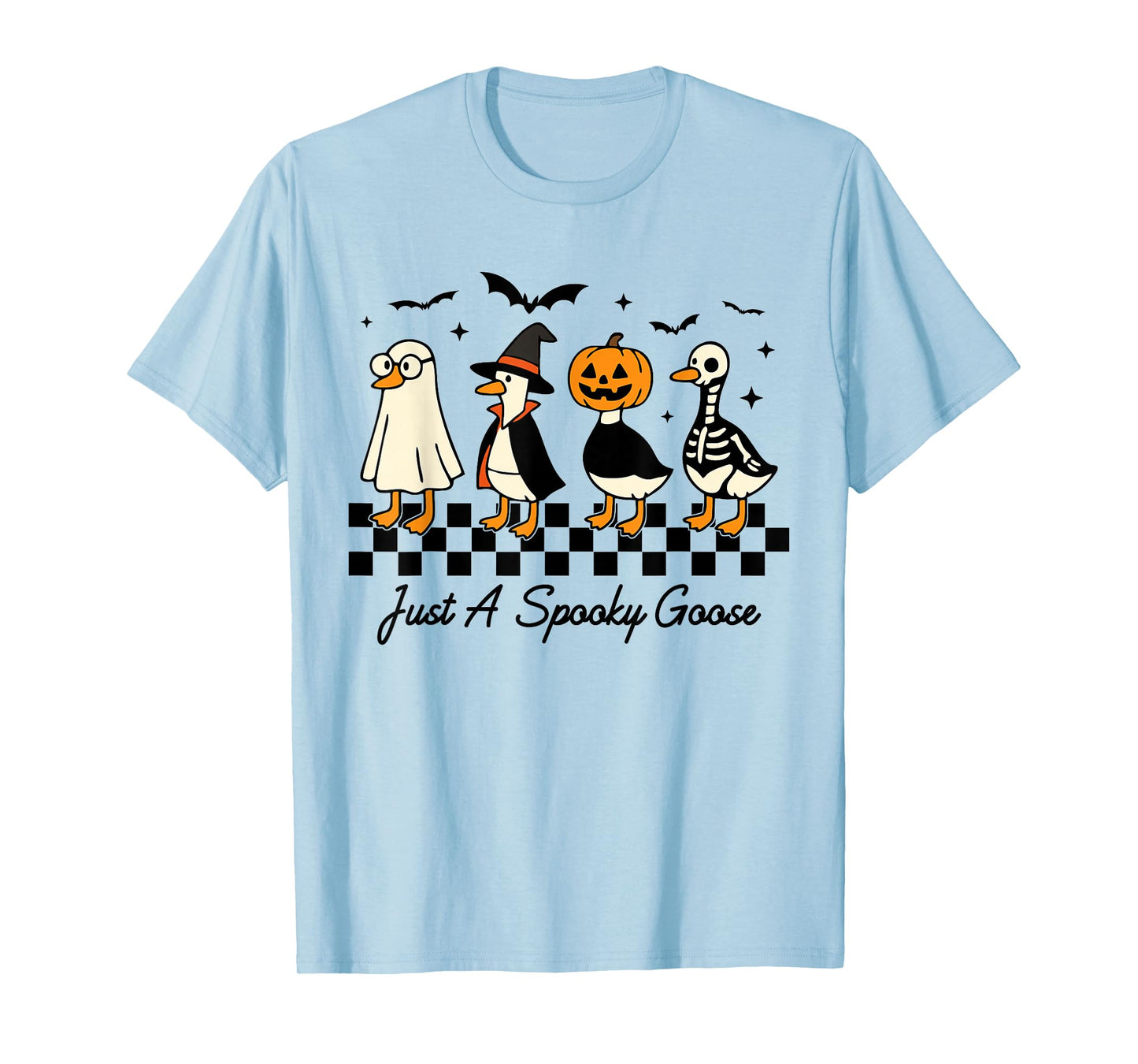 Just A Spooky Goose Halloween Funny Halloween T-Shirt