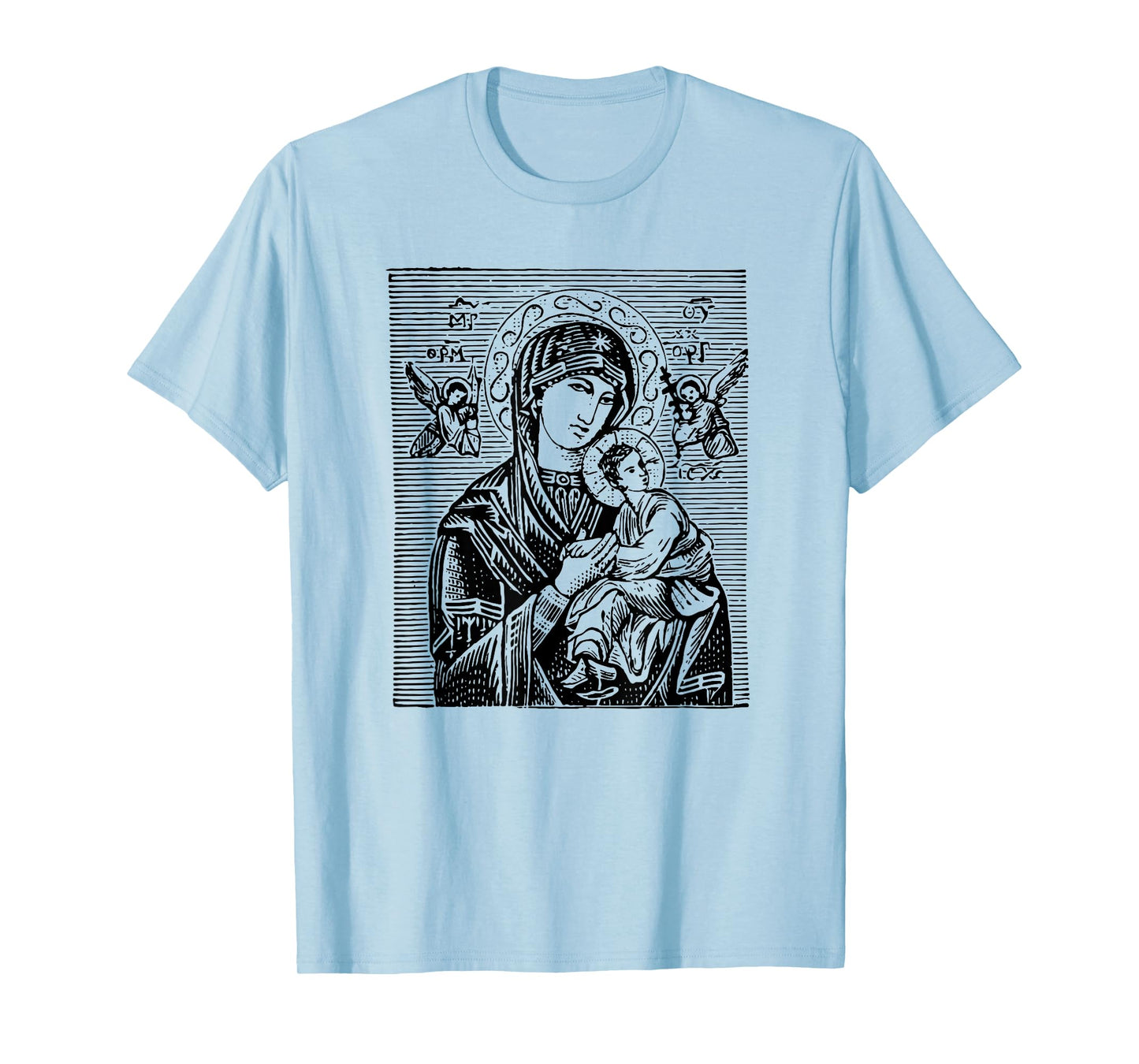 Virgin Mary - Religious Icon Art DTF448a T-Shirt