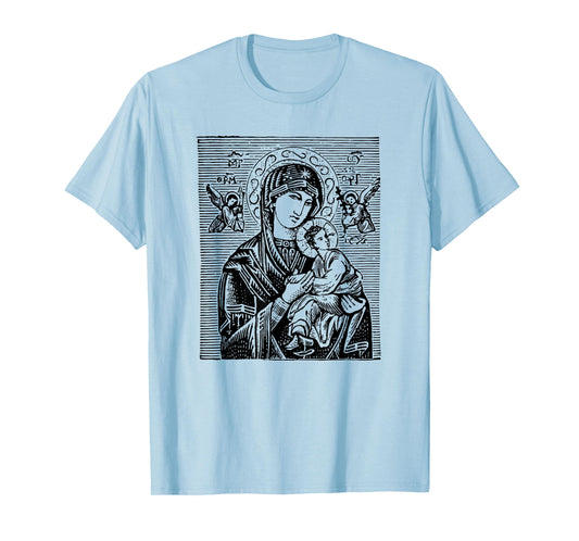 Virgin Mary - Religious Icon Art DTF448a T-Shirt