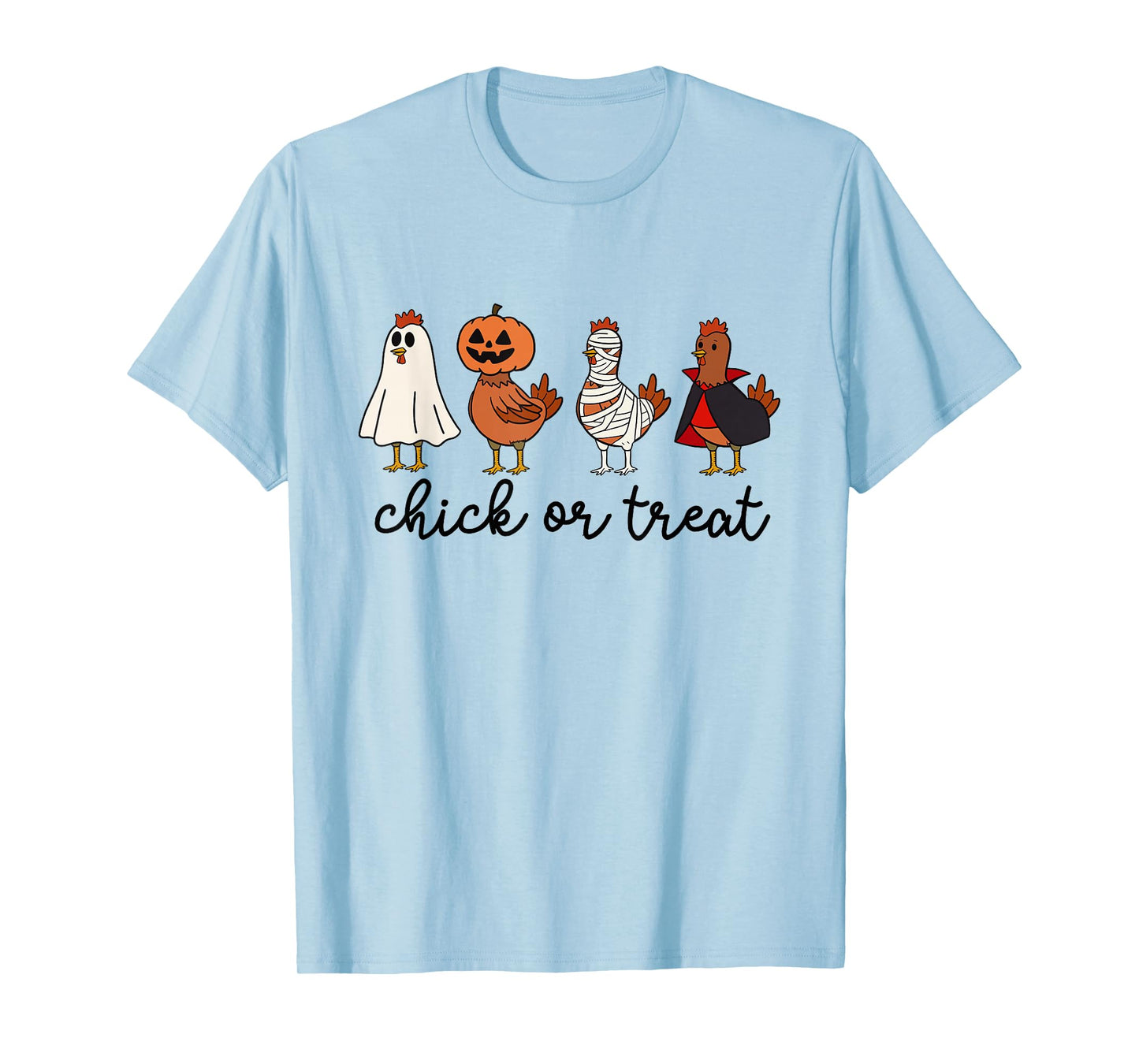Chick or Treat Halloween Chicken Ghost Spooky Chicken Lover T-Shirt