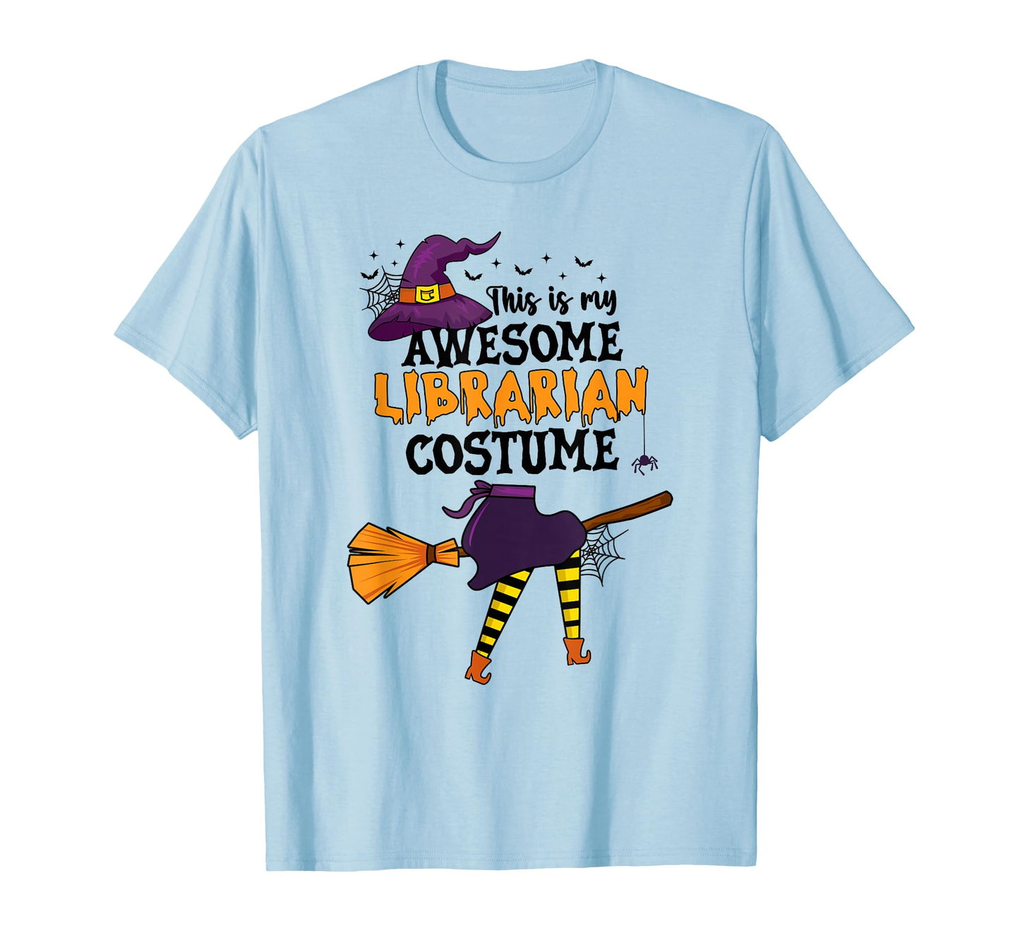 This is My Awesome Librarian Costume Halloween Funny Witch T-Shirt
