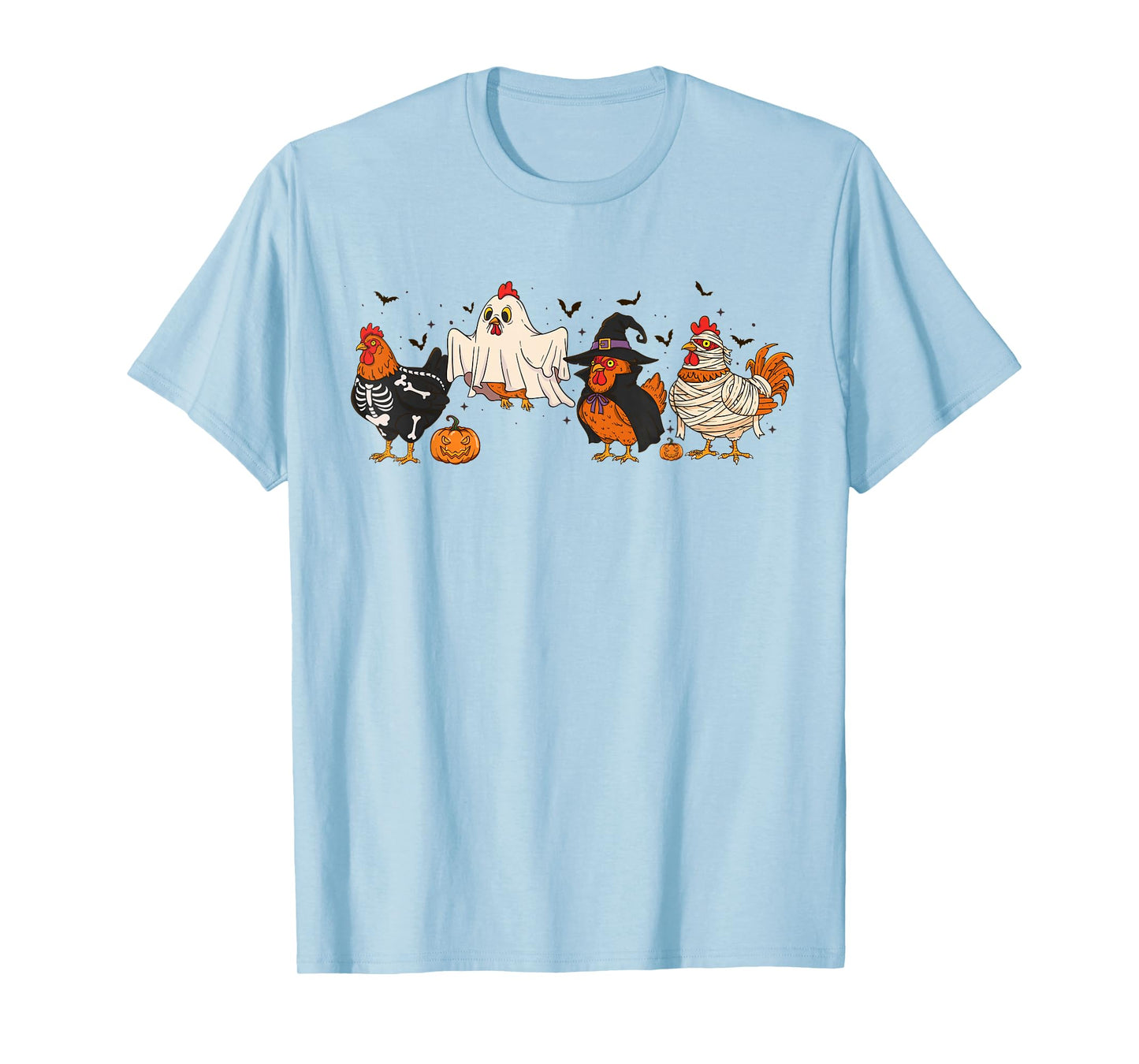 Halloween Witch Spooky Chicken T-Shirt