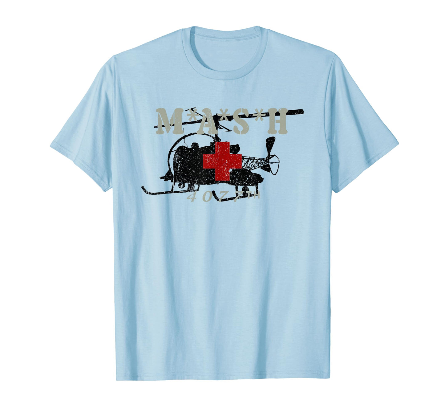 Retro 4077 Army Military Red Cross Vintage Tee T-Shirt