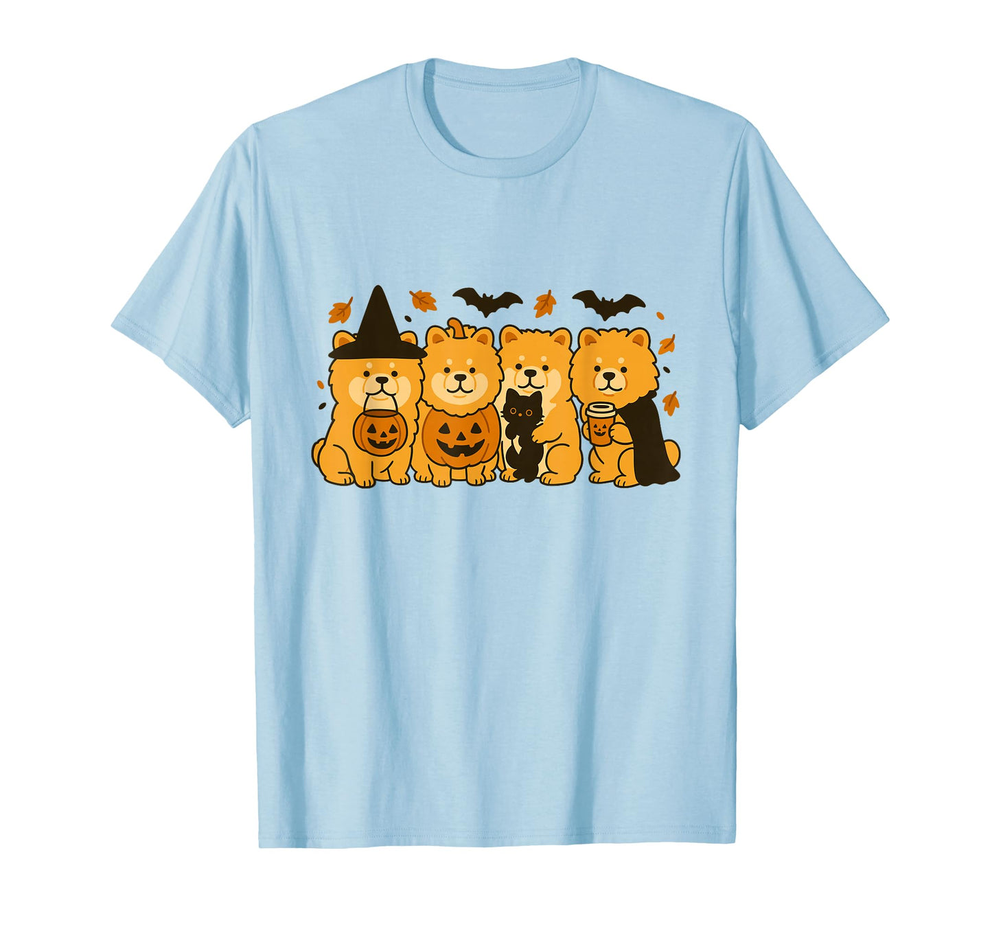 Trick Or Treat Chow Chow Halloween Chow Dog Mom Dog Lover T-Shirt