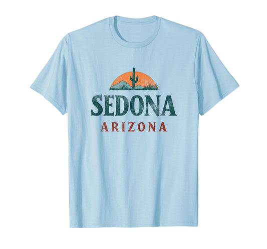 Sedona Arizona Retro Vintage Weathered Throwback Souvenir T-Shirt