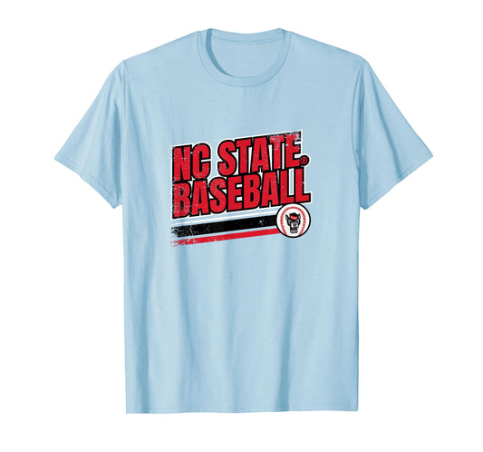 NC State Wolfpack: Retro Baseball T-Shirt