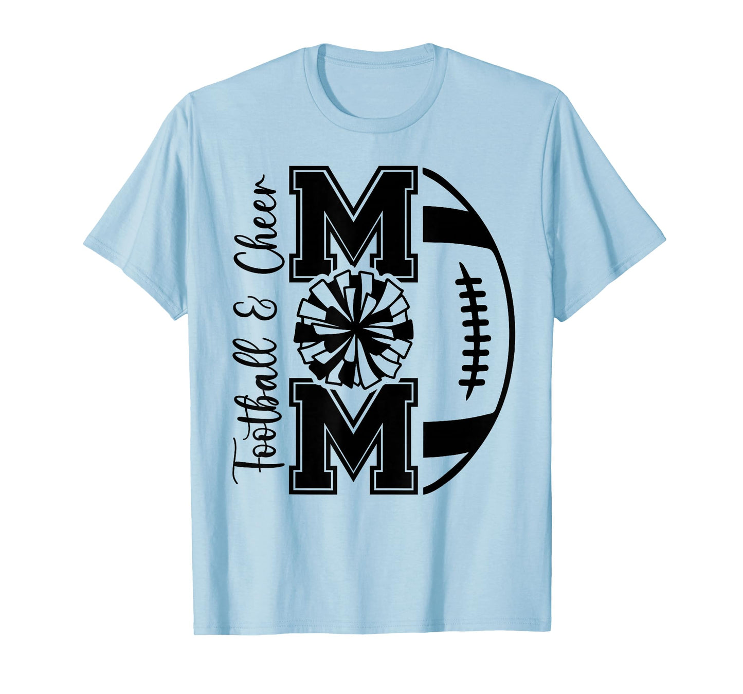 Football Cheer Mom for Women Vintage Cheerleader Game Day T-Shirt