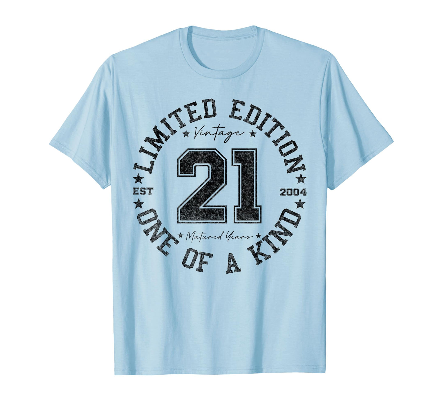 21 Year Old Gifts Vintage 2004 Limited Edition 21st Birthday T-Shirt