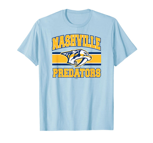 Nashville Predators Stripe Gray Officially Licensed T-Shirt