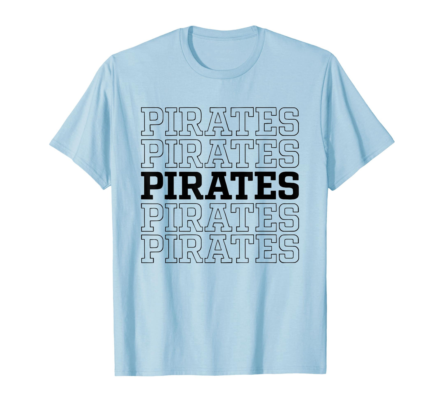 Vintage Pirates Skull Style Graphic Retro Gift For Men Women T-Shirt