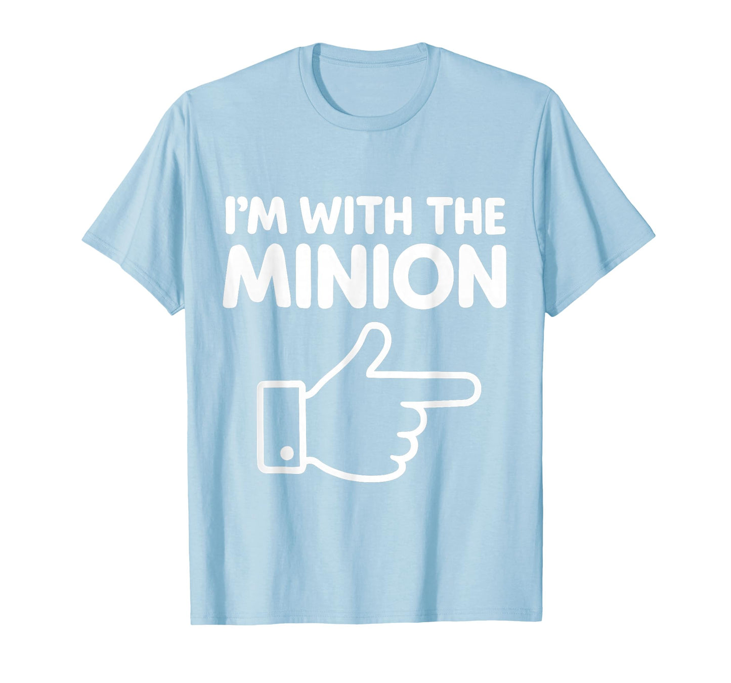 I'm with The Minion Costume Family Lazy Easy Halloween T-Shirt