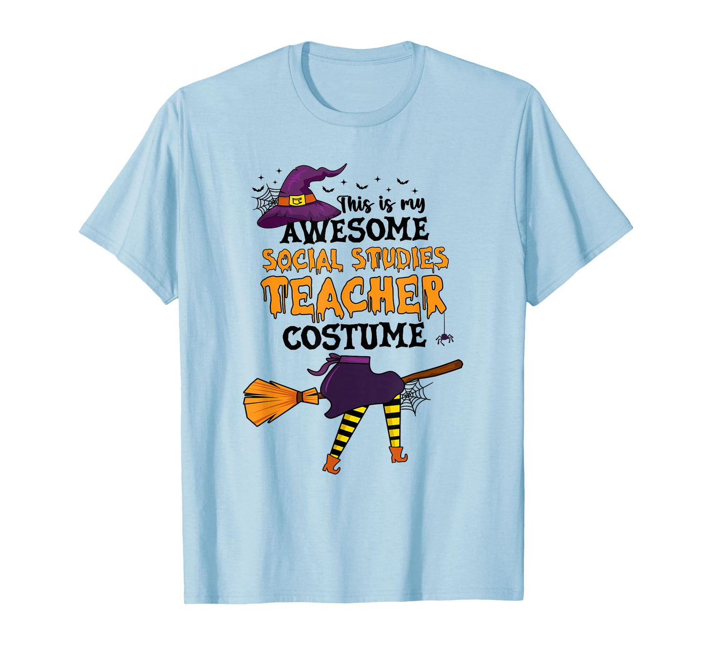 This is My Awesome Social Studies Teacher Costume Halloween T-Shirt