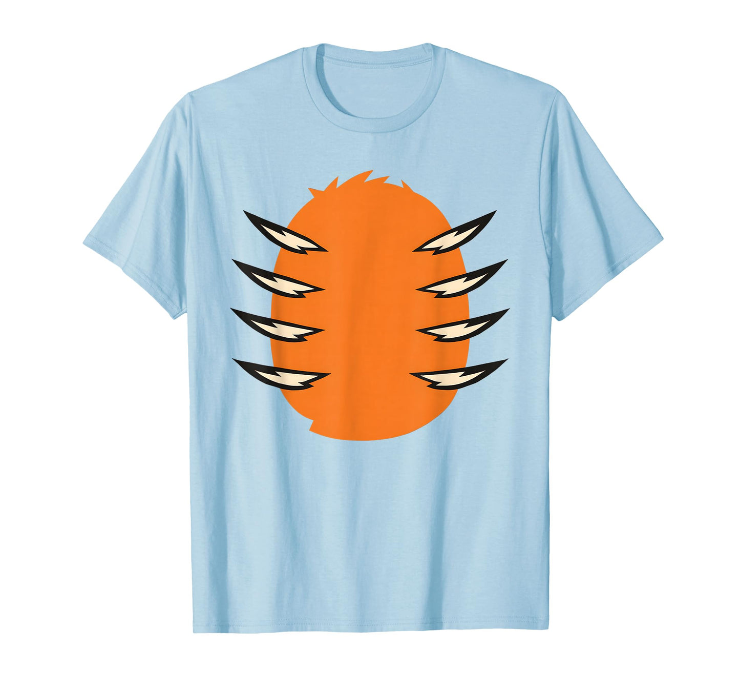 Halloween Costume Funny Orange Tiger DIY Group Matching T-Shirt