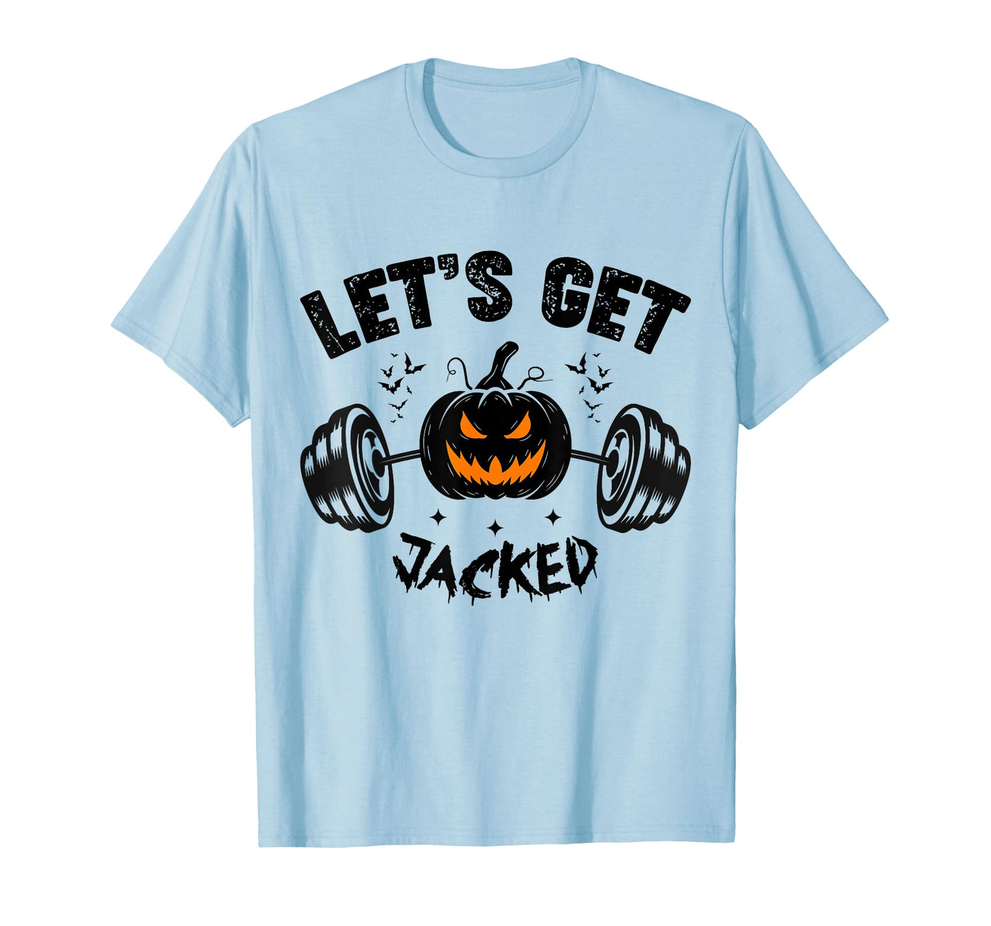 Funny Quote For Guy's Halloween Gym Training Pumpkin Holiday T-Shirt