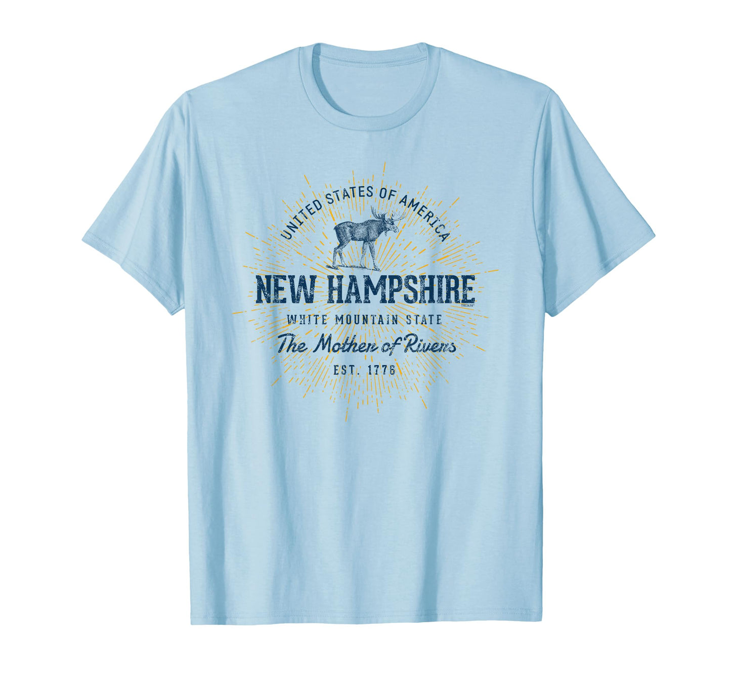 Retro Vintage State of New Hampshire T-Shirt