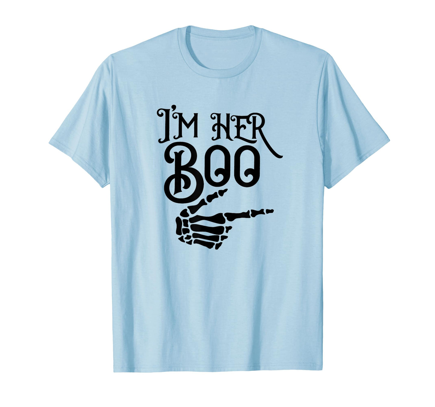 I'm Her Boo I'm His Ghoul Spooky Ghost Halloween Couple Men T-Shirt