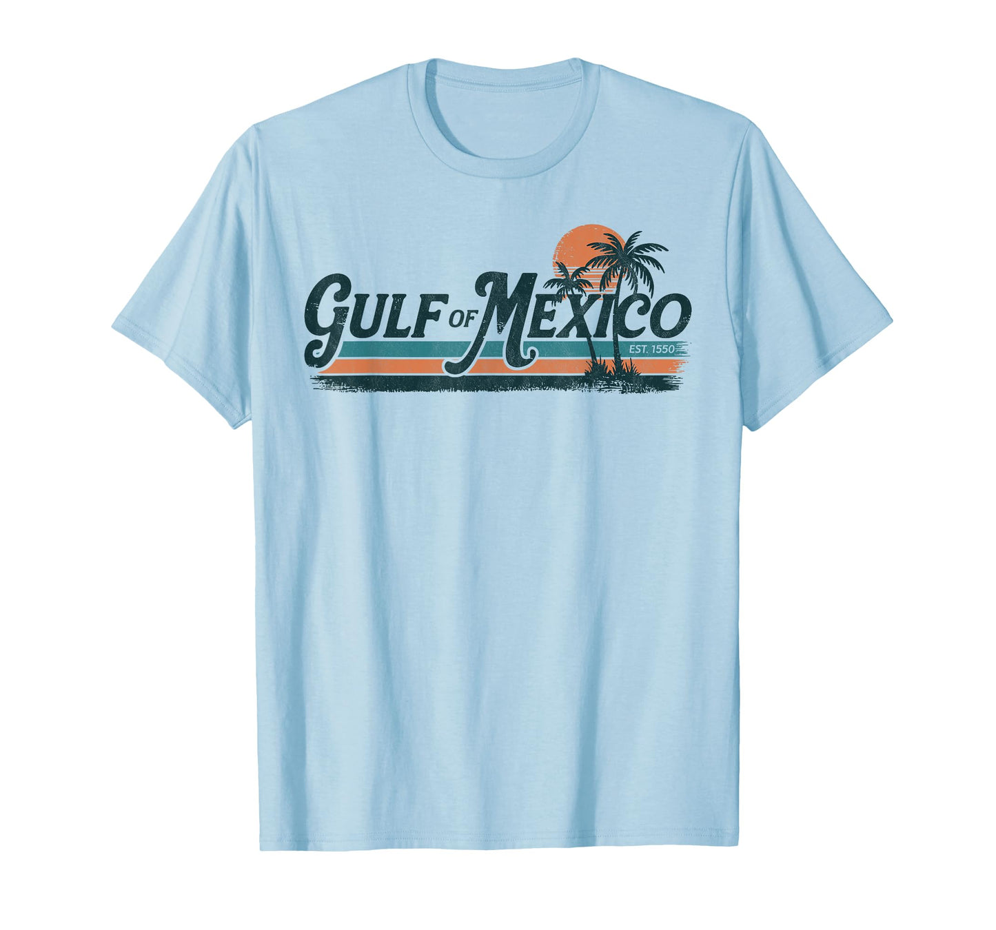 Gulf of Mexico 1550 retro Gulf of Mexico forever T-Shirt