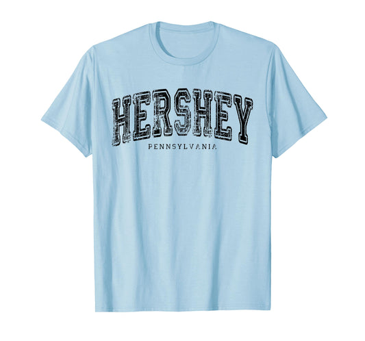 Hershey Pennsylvania Vintage Retro US City State Travel T-Shirt