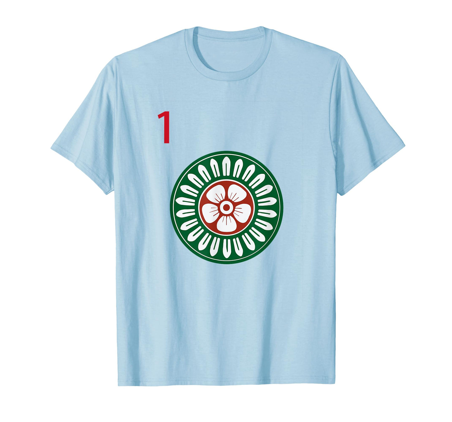 Chinese Mah Jong Dots Pinzu One Tile Mahjong Costume T-Shirt