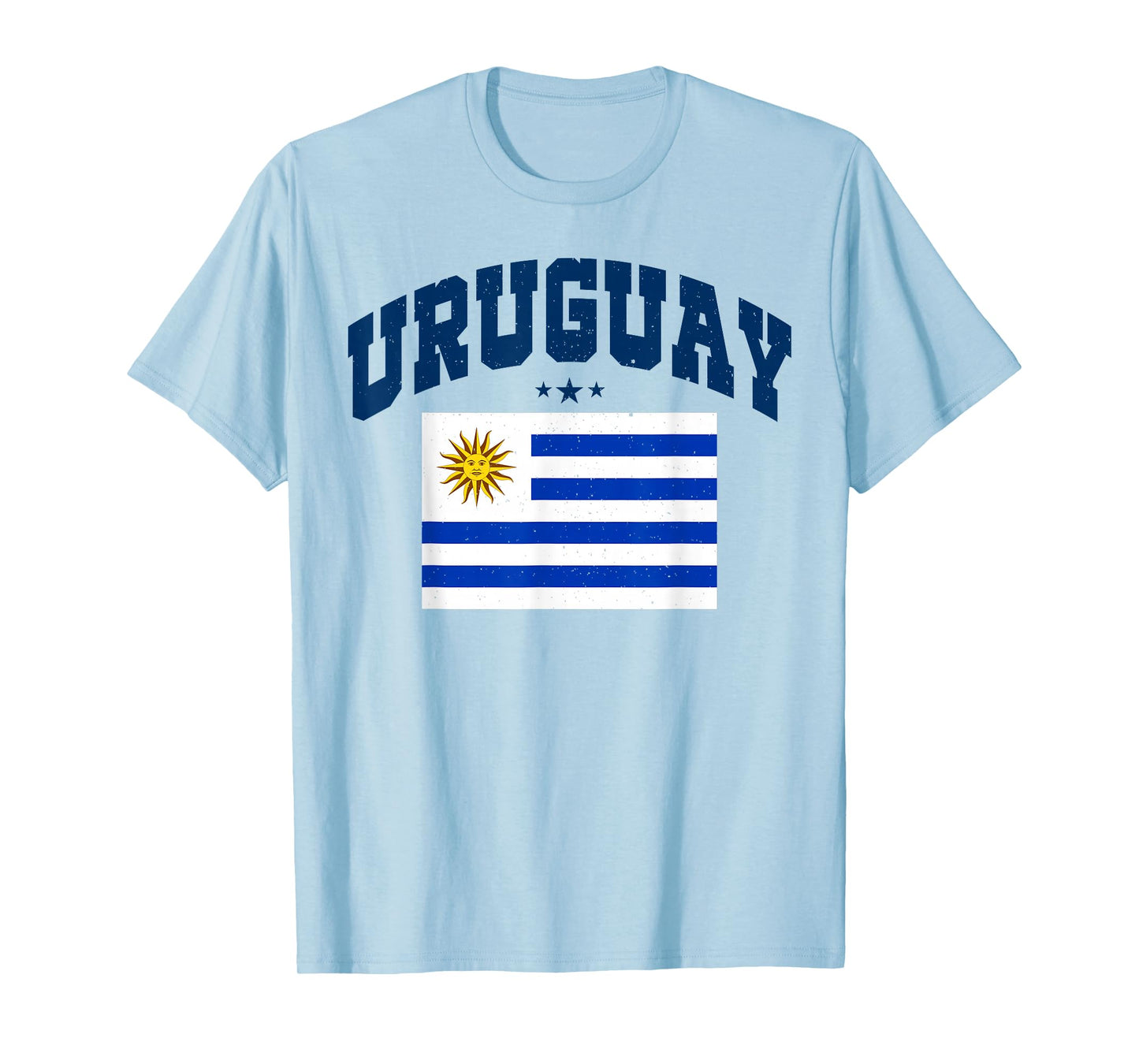 Vintage Uruguay Patriotic Throwback Athletic T-Shirt
