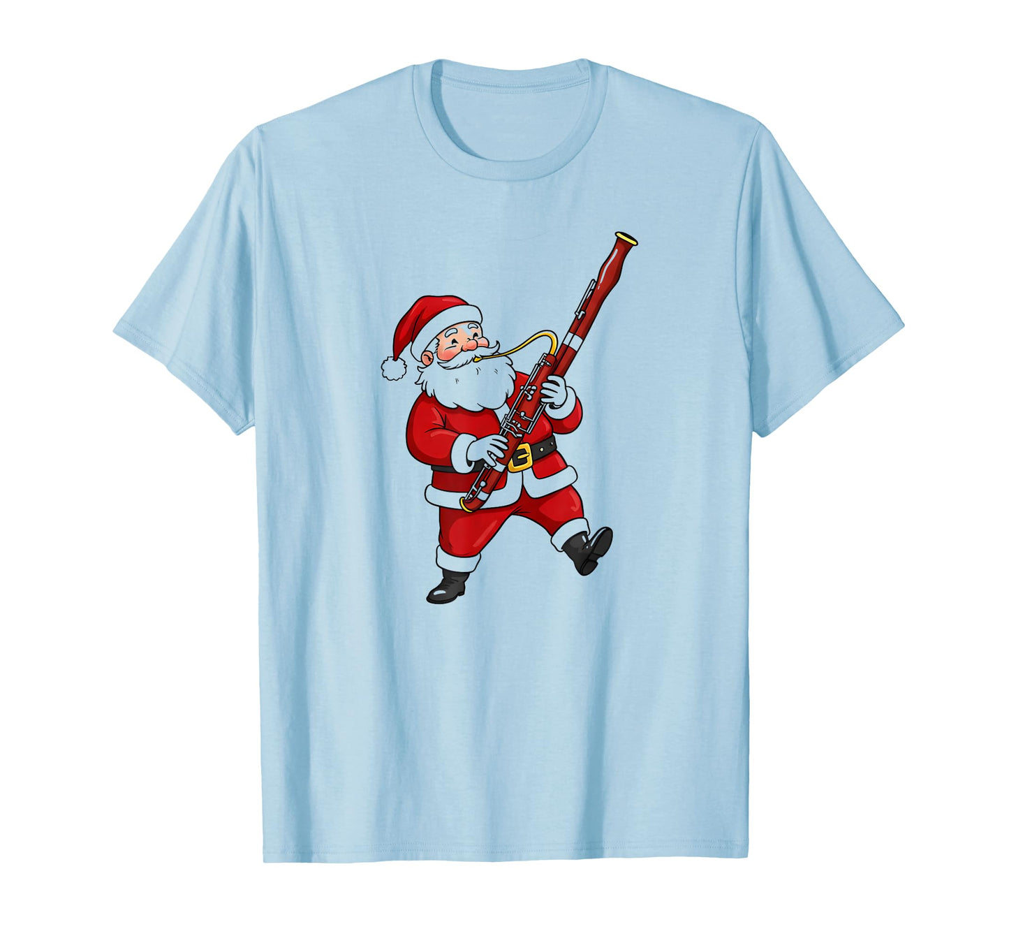 Christmas Bassoon Player Cute Santa Xmas Boys Girls Men Kids T-Shirt