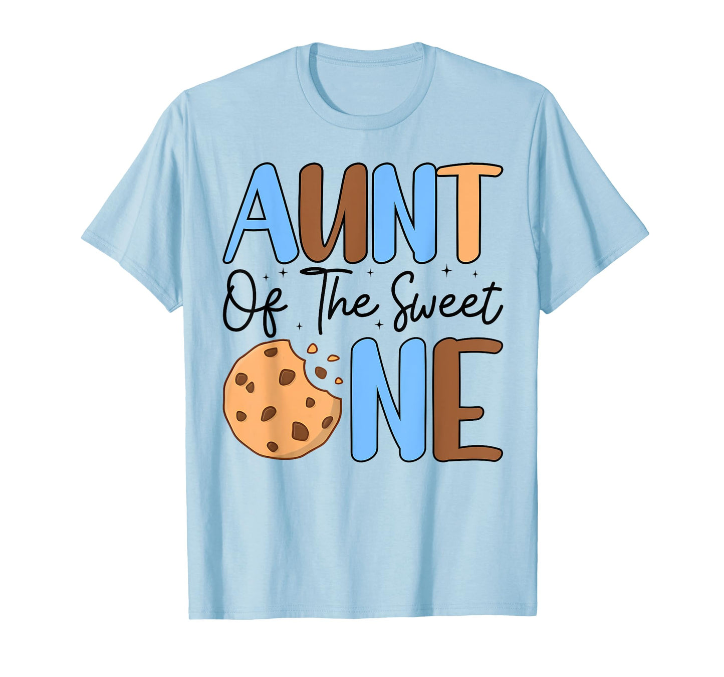 Aunt Of The Sweet One Cookies & Milk 1st Birthday Family T-Shirt