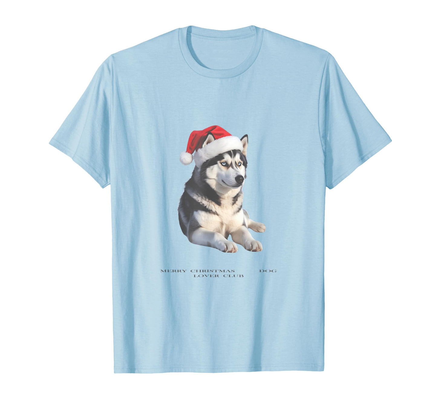 Husky Christmas Dog Vintage T-Shirt